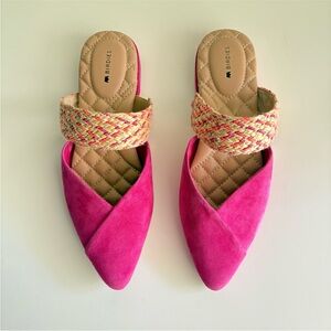 Birdies The Swan Pink Pointed Toe Flat Size 7.5